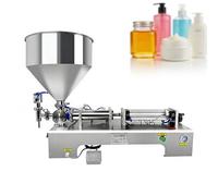 Macchina Riempitrice Pneumatica Per Pasta Liquida, Confezionatrice Quantitativa Di Fluidi Ad Alta Precisione Con Tramoggia Di Grandi Dimensioni, Attrezzatura Semiautomatica Antigoccia