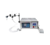 Macchina Riempitrice Semiautomatica For Liquidi, Ugelli Doppi, Bevande A Base Di Olio Commestibile, Latte, Pasta, Shampoo, Crema, Riempimento Di Liquidi Facile Da Usare