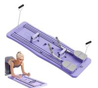 Macchina riformatore Pilates | Pilates pieghevole | Ruota a rullo AB di rimbalzo automatico | Tavola da pilates fino a 400 kg di capacità, con trampolino di salto e doppia resistenza, 4 molle e 5