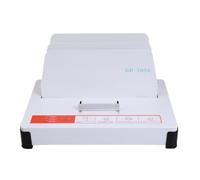 Macchina Rilegatrice, 380A Piccola macchina rilegatrice a colla elettrica senza perforazione, bolletta contabile, voucher, fascicolo finanziario, libro di carta a caldo, A4, automatica,Risparmio di M
