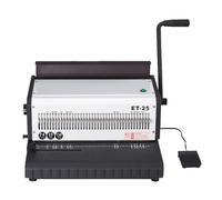 Macchina rilegatrice ad Anelli elettrica Macchina rilegatrice a Doppio Anello in Ferro Macchina rilegatrice a 40 Fori Calendario da Tavolo Macchina rilegatrice for Calendario(ET-25R Round Hole)