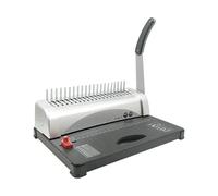 Macchina Rilegatrice, Macchina for foratura a grembiule con clip a pettine, macchina for rilegatura di libri teneri a 21 fori, macchina for rilegatura a clip a 10 fori, macchina for rilegatura A4,Ris