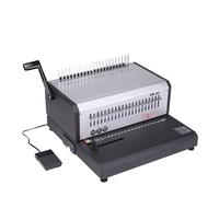 Macchina Rilegatrice, Macchina for rilegatura elettrica con foro for carta A4, corpo in metallo,Risparmio di Manodopera