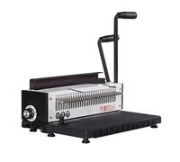 Macchina rilegatrice, Macchina rilegatrice ad anelli in ferro manuale da 8 pollici A5 calendario appeso punzonatura e pressatura doppia linea