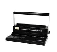 Macchina rilegatrice, Macchina rilegatrice ad anelli in ferro W12m Macchina perforatrice ad anelli in ferro for fogli mobili a 34 fori Macchina rilegatrice manuale a doppia bobina