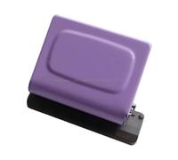 Macchina rilegatrice per libri, Rilegatrice Manuale A 10 Fori Per Carta A4 Con Anelli Multicolori Per Ufficio Scuola per documenti fotografici, relazioni(Purple)