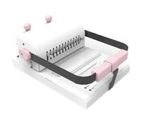 Macchina rilegatrice, Rilegatrice manuale a pettine for bambini e uffici, macchina perforatrice con lama a 12 fori, quaderno fai da te