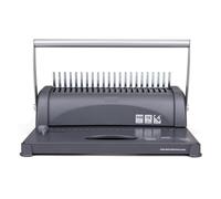 Macchina Rilegatrice, Rilegatrice manuale ad anelli for ufficio, finanziaria, in plastica, grembiuli, 21 fori, capacità di 350 pagine