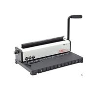 Macchina rilegatrice, TD-13 Macchina rilegatrice a spirale manuale for carta e metallo, perforatrice for libri con un anello di ferro, forniture for ufficio