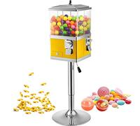 Macchina Rotabile Gumball Con Supporto, Macchina Da Distributore Di Caramelle Commerciale, Chiavi, Distributore Di Bubblegum A Moneta Per Palline Da Gioco Per Le Capsule Giocattoli, Palline