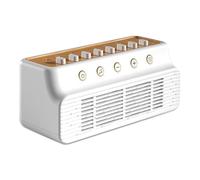 Macchina Rumore Bianco, Rumori Bianchi per Neonato, Portatile Rumore Bianco Neonato con 8 Suoni Rilassanti per Dormire, Diffusore Bluetooth per Dormire, Viaggi, Asili Nido (Bianchi)