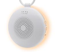 Macchina Rumori Bianchi per Neonato White Noise Machine Portatile,Luce Notturna Proiettore con 12 Suoni Rilassanti, USB Ricaricabile, Timer Impostabile per Dormire, Nanna, Asilo, Viaggi