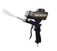 Macchina sabbiatrice portatile manuale ad aria compressa | Sabbiatura per compressore ad aria compressa per gusci di noce, soda, macchie di ruggine, ruggine, polvere, vernice, legno