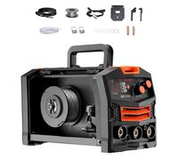Macchina Saldatrice MIG con Gas Senza Gas 2 in 1 Corrente Uscita 130A