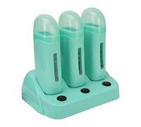 Macchina Scaldacera a Rotolo da 3 Pezzi, Scaldacera Depilatoria 3 in 1, Macchina Elettrica per Il Riscaldamento della Cera per La Depilazione Elettrica Dispositivo per La Rimozione(220V EU)