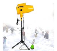 Macchina Schiuma Palco Grandi Dimensioni,Macchina Per Schiuma Di Grandi Dimensioni Da 1000W,Macchina Per La Produzione Di Schiuma A Getto Da Palco,Distanza 6-10M/Area 80㎡ Per Feste All'Aperto(Yellow)
