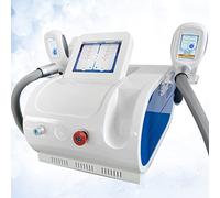 Macchina Scolpire Corpo Freddo Congelamento Grasso, Macchina Criolipolisi con 2 Manici, Massaggiatore Rimozione Grasso, Macchina Congelamento Grasso Bruciagrassi per Scolpire Corpo