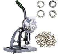 Macchina semiautomatica dell'occhiello con alimentazione automatica e perforazione efficiente, progettazione trasparente della copertura per l'applicazione materiale del PVC