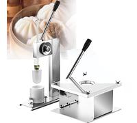 Macchina semiautomatica per chignon, stampo cinese in acciaio, per gnocchi manuali per baozi fatti in casa, vapore, 400-500 panini all'ora