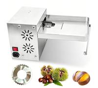 Macchina Semiautomatica Per Incidere Le Castagne 120 W Macchina Commerciale Per Taglio Castagne Con Lama Dimensione E Lunghezza Di Apertura Regolabili 25-35 Kg/h Sgusciatrice Per Castagne In Acciaio
