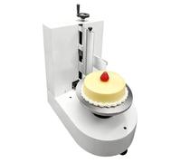 Macchina Semiautomatica per la Copertura Liscia di Torte di Compleanno, Macchina per la Copertura di Crema per Torte, Piatto Girevole con Raschietto Graduato