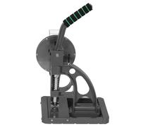 Macchina semiautomatica per punzonatura e pressa per occhielli in applicazioni su tessuto, pelle e segnaletica