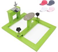 Macchina serigrafica manuale per cappelli e magliette, stampa regolabile a 1 colore con allineamento sinistra-destra, ideale per progetti di stampa fai da te
