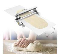 Macchina sfogliatrice pieghevole in acciaio inox, sfogliatrice reversibile per pasta sfoglia, stenditrice commerciale per pasta sfoglia, grande tavola per panetterie e pasticcerie,300