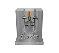 Macchina Shaker automatico per Bubble Tea Cocktail elettrica a doppio telaio in acciaio inox 400 R/MIN Agitatore 350ml - 700ml Timer digitale 6-120 secondi
