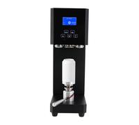 Macchina sigillatrice automatica elettrica for tazze 370W con contatore display a LED,diametro 2,17" e altezza 4,53"-6,69" Macchina for chiusura e tappatura di lattine(Black)