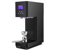 Macchina sigillatrice automatica per lattine, aggraffatrice per lattine con pannello intelligente e conteggio, sigillatrice per lattine di latta calibro 55 mm, altezza regolabile, tappatura di botti