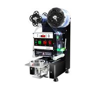 Macchina sigillatrice elettrica automatica completa della tazza 90 95mm 450 550 tazze H Controllo LCD digitale Facile da usare per Bubble Tea & Caffè 220V Colore nero