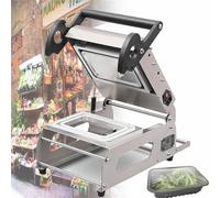 Macchina sigillatrice for vassoi di alimenti commerciali confezionamento manuale a pressione for cibi cotti da asporto 7-8 sigillature al minuto for ristoranti e catering