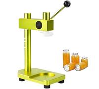 Macchina sigillatrice manuale for lattine strumento di sigillatura lega alluminio durevole capacità 250/330/400/500/700ml altezza regolabile sigillare bottiglia PET(Green)