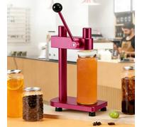 Macchina sigillatrice manuale regolabile per lattine da 2,2 pollici, macchina sigillatrice per bottiglie in alluminio per soda, bevande e conservazione Rose-Gold 12.2in*4.7in*7.9in