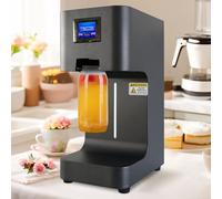 Macchina Sigillatrice Per Lattine Da 51mm Completamente Automatica, Con Contatore Intelligente E Display LED, Sigillatrice Automatica Commerciale Per Bicchieri, Altezza Di Sigillatura 20mm(White)