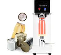 Macchina sigillatrice per tazze, macchina sigillatrice automatica per lattine, macchina sigillatrice per tazze elettrica da 180 W con contatore e display LCD, diametro 2,2 e altezza 3,9-7,8