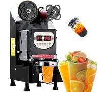 Macchina sigillatrice per tazze, macchina sigillatrice per tazze completamente automatica 650-800 tazze/h, 90/95 mm, macchina sigillatrice per tazze elettrica commerciale con pannello LCD di