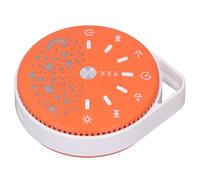 Macchina Sonora per Bambini, Luci Colorate a LED Lenisce le Ninne Nanne Funzione Timer Design Portatile Macchina Sonora con Rumore Bianco per Asilo Nido, Viaggi (ORANGE)