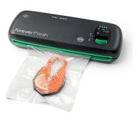 MACOM Forever Fresh VAC 4000 Potente Macchina sottovuoto Cordless con barra sigillante da 28 cm, Nero E Verde