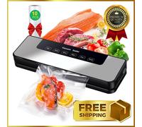 Macchina Sottovuoto per Alimenti + 10 Buste sigillo più lungo sigillatore cibo