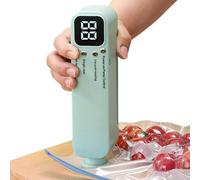 Macchina Sottovuoto per Alimenti,Portatile a Mano Ricaricabile tramite USB | Sigillatrice per Sottovuoto Compatta,per Ristoranti, Attività di Noleggio, Abitazioni, Cucine, Appartamenti ed Hotel