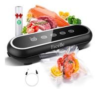 Macchina Sottovuoto per Alimenti Professionale 80kpa Facelle, Sigillatore sottovuoto per alimenti freschi sia secchi che umidi,buste per aspirare inclusi