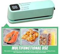 Macchina Sottovuoto Portatile Compatta Sigillatrice Alimenti 10 Sacchetti