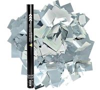 Macchina spara coriandoli 25 pezzi color argento, cannone spara coriandoli di carta, feste, festeggiamenti, cannone spara coriandoli elettrico da 80 cm, per proposte di matrimonio, matrimoni