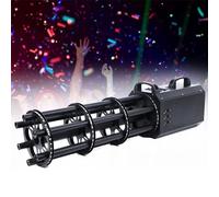 Macchina spara coriandoli, pistola spara coriandoli portatile a 6 colpi, macchina spara coriandoli da palco con effetti di luce a LED per decorazioni per feste di Halloween, palcoscenici di