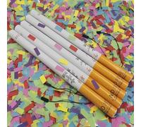 Macchina sparacoriandoli 25 pezzi, cannone elettrico per coriandoli da 80 cm, cannoni per coriandoli biodegradabili, grande esplosione per matrimoni, compleanni, celebrazioni, baby shower ed