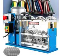 Macchina spelafili elettrica automatica industriale, macchina spelafili elettrica da 370 W/750 W, 30 metri/min, per il riciclaggio di cavi di rame di scarto da 1,5-38 mm(750W)