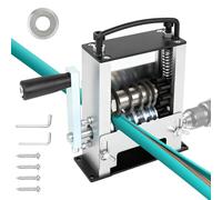 Macchina Spelafili, Macchina per Funzionamento a Manovella o Trapano, Pinza Spelafili 1-21 mm, 6 Fori di Alimentazione, Utensile Spelafili Elettrico per il Riciclaggio Del Filo di Rame