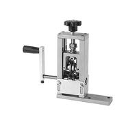 Macchina Spelafili, Spellafili manuale Strumento spelafili cavo 1-25mm Pelapatate elettrico Supporto a manovella Utilizzo con trapano elettrico manuale(Aluminum alloy)